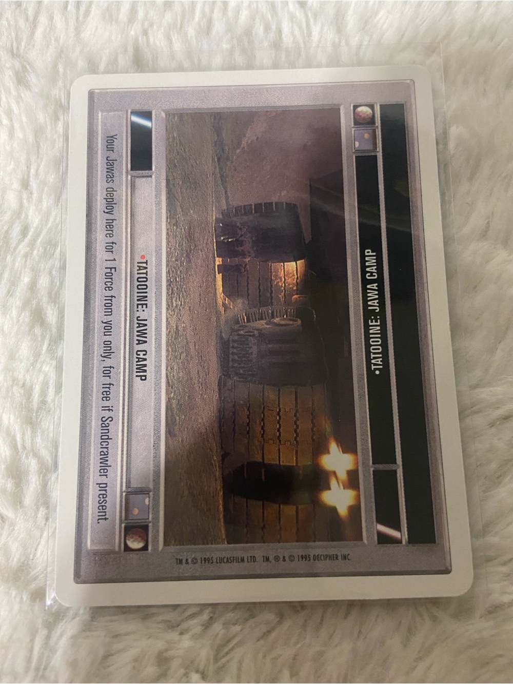 Star Wars Tatooine Jawa Camp Collectible Card